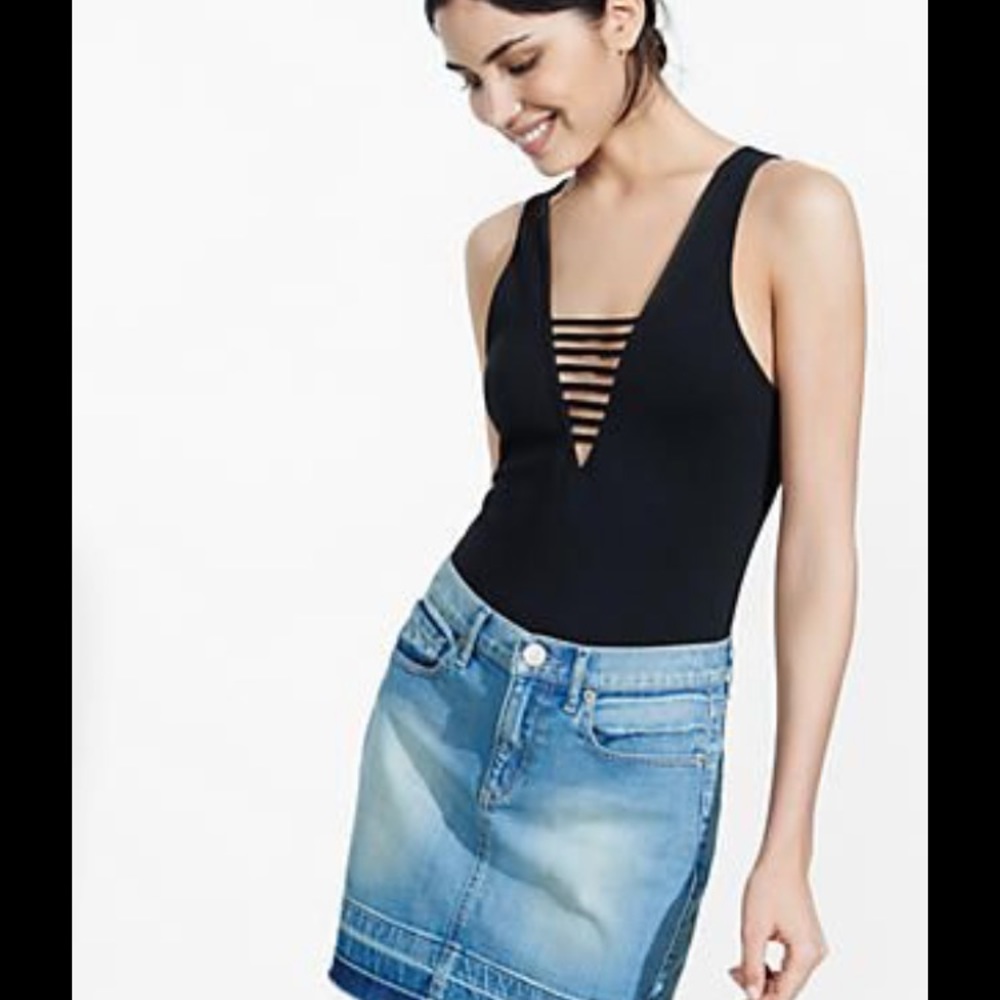 Express black bodysuit